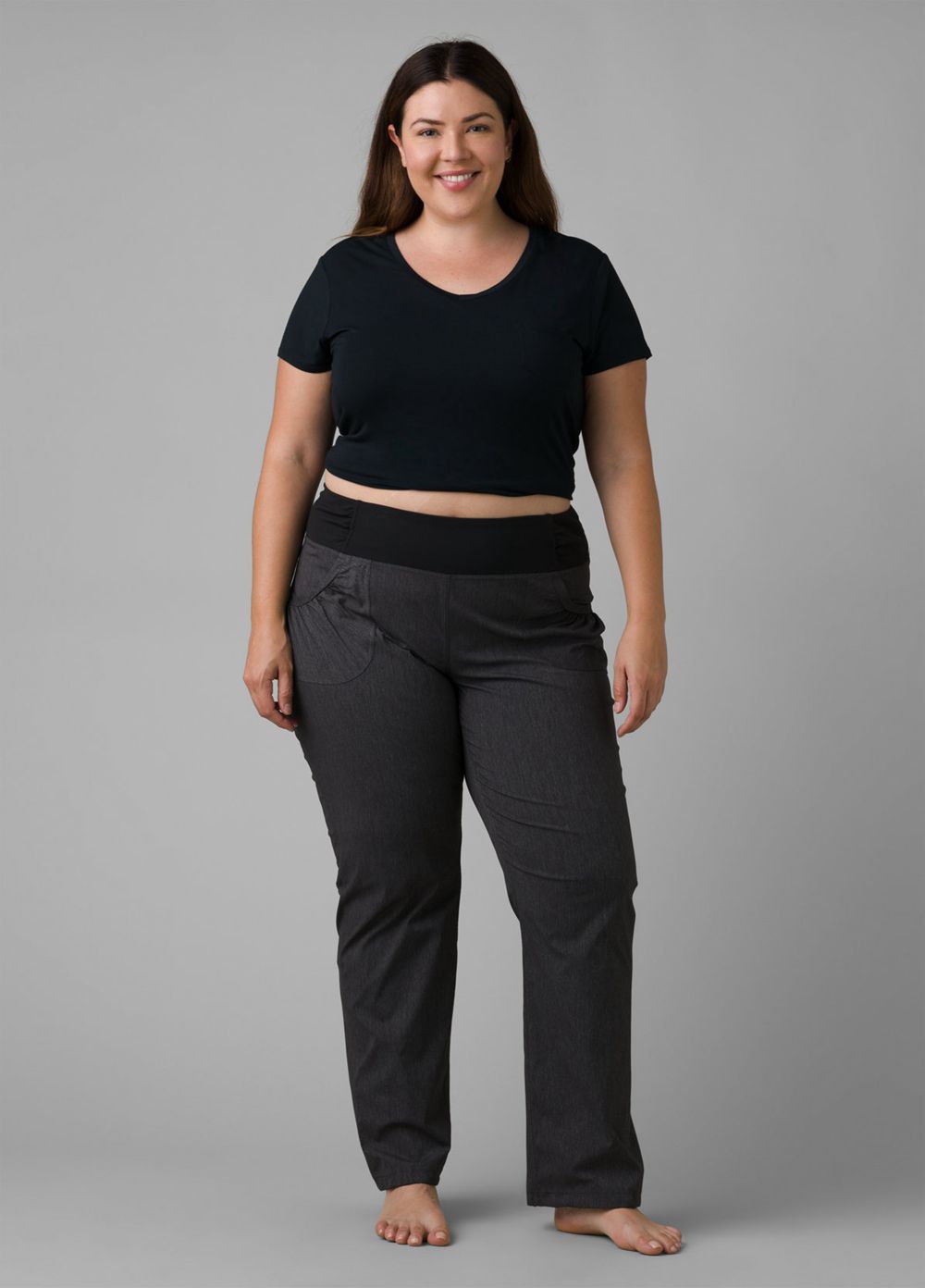 Grey Women's PrAna Summit Plus Pants | IVHXET420