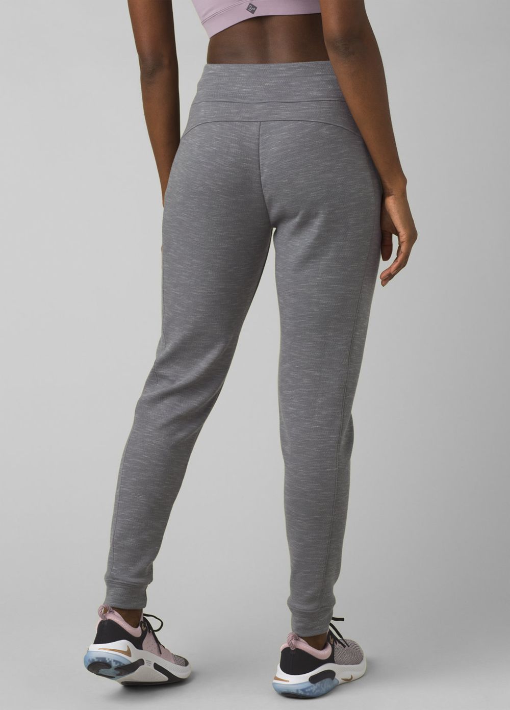 Grey Women's PrAna Sunrise Jogger Leggings | EWXBQA708