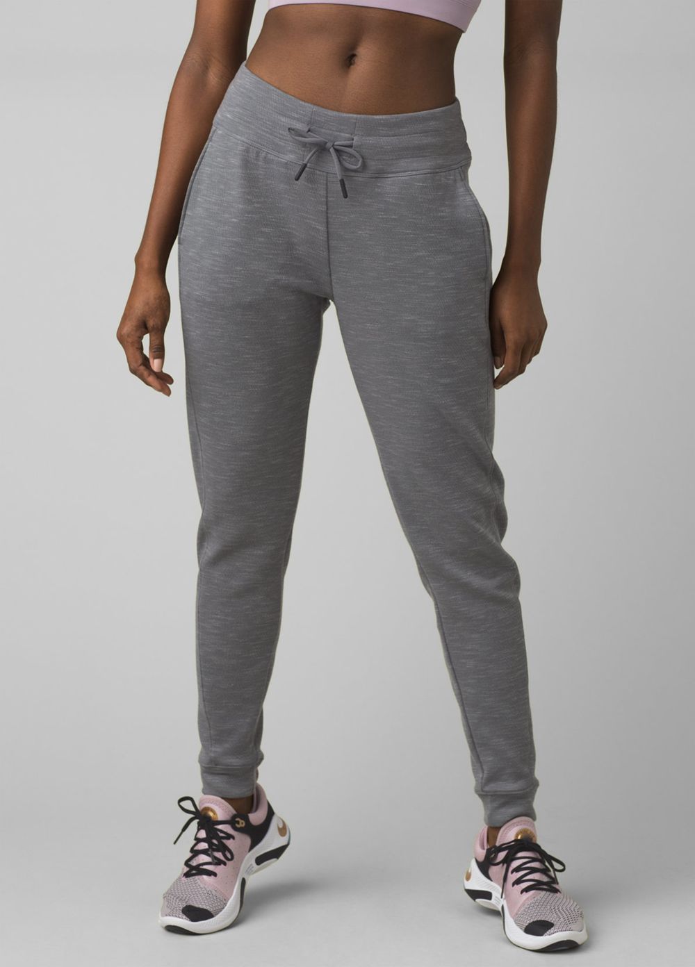 Grey Women\'s PrAna Sunrise Jogger Leggings | EWXBQA708