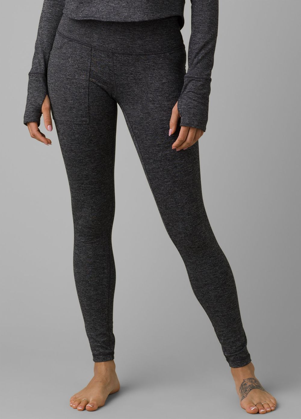 Grey Women\'s PrAna Zawn Leggings | NGYBFA691