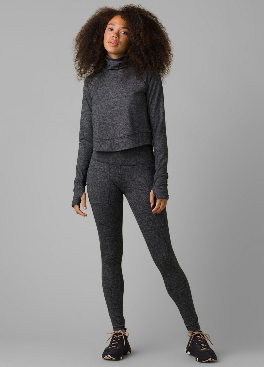 Grey Women's PrAna Zawn Sweaters | FUNAZM061