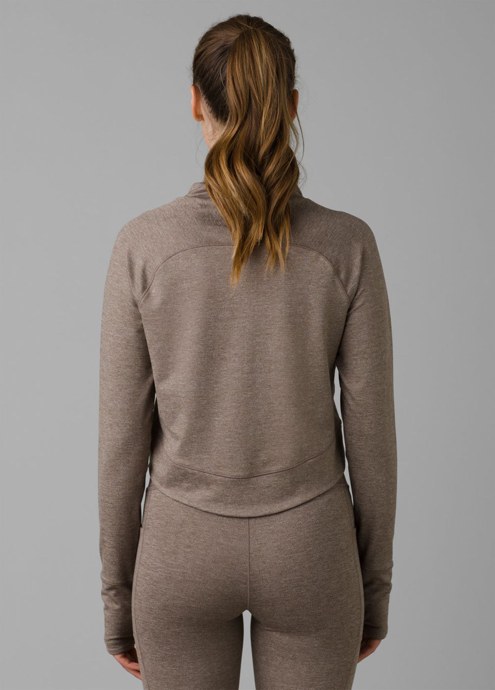 Grey Women's PrAna Zawn Sweaters | TISFXO503