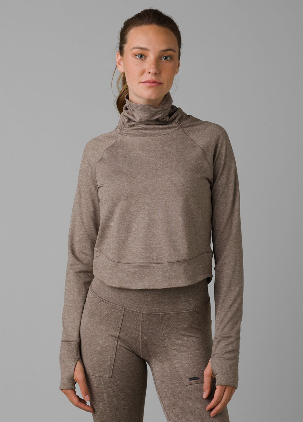 Grey Women\'s PrAna Zawn Sweaters | TISFXO503