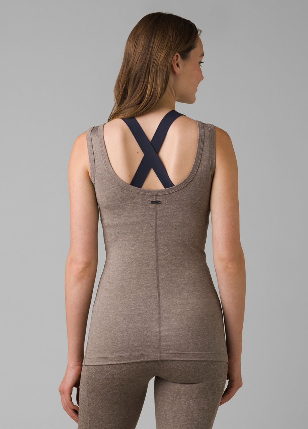 Grey Women's PrAna Zawn Tank Top | DTSYNQ021