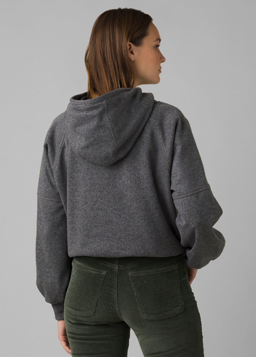 Grey Women's PrAna Ziller Sweatshirt | CLFONB145