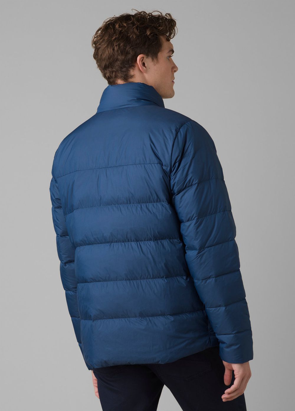 Navy Men's PrAna North Palisade Jackets | CXAPRJ476