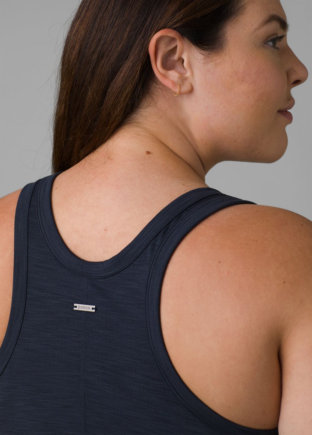 Navy Women's PrAna Becksa Plus Tank Top | DPBTGJ520