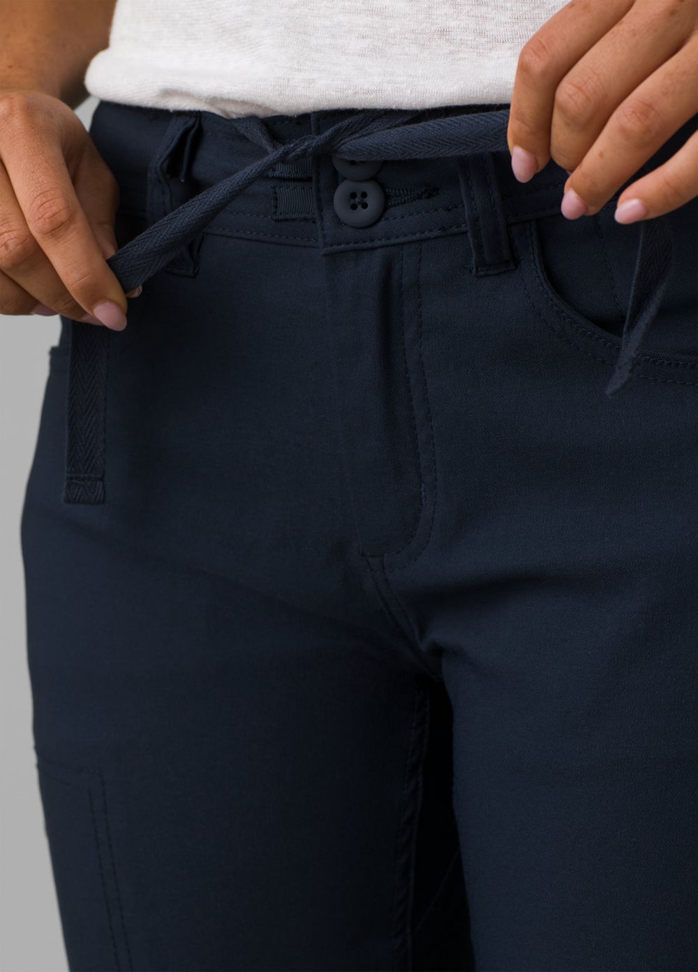 Navy Women's PrAna Halle Straight II Pants | ZFRBTG147