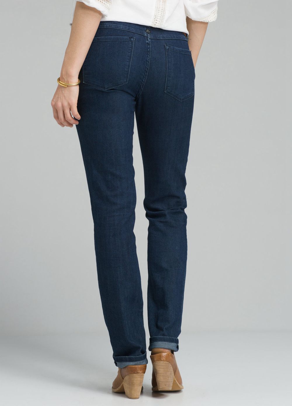 Navy Women's PrAna Kayla Jeans | HMJYPK053