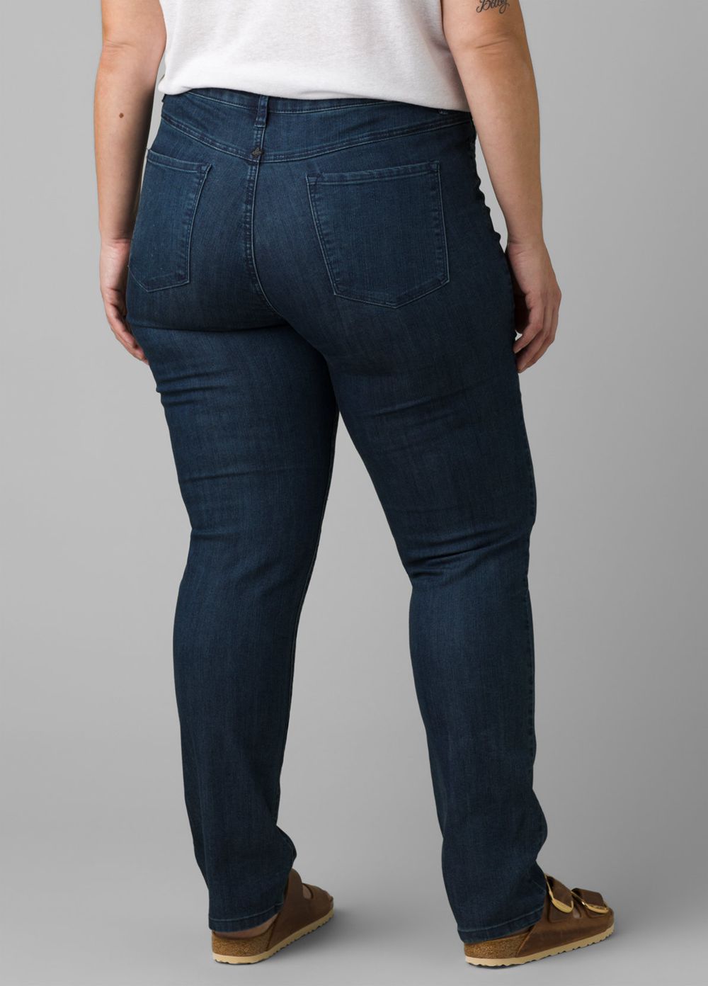 Navy Women's PrAna Kayla Plus Jeans | NFQYTG824