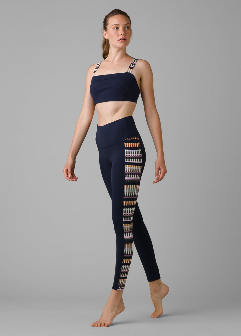 Navy Women's PrAna Laye Leggings | FTHNSX641