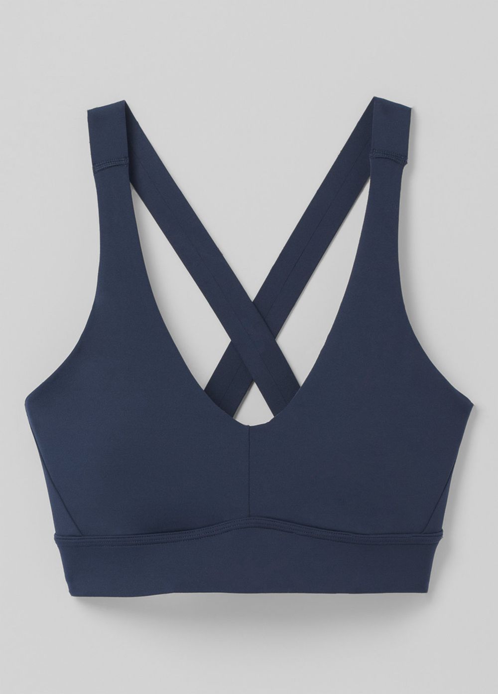 Navy Women's PrAna Layna Bra | XSWVZG205