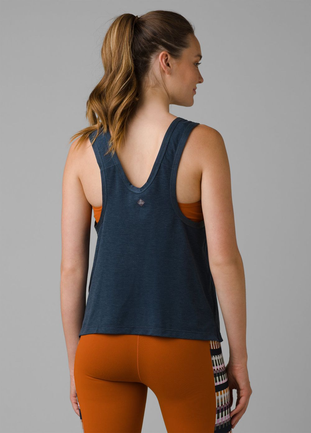 Navy Women's PrAna Moraine Tank Top | JLIRGM615