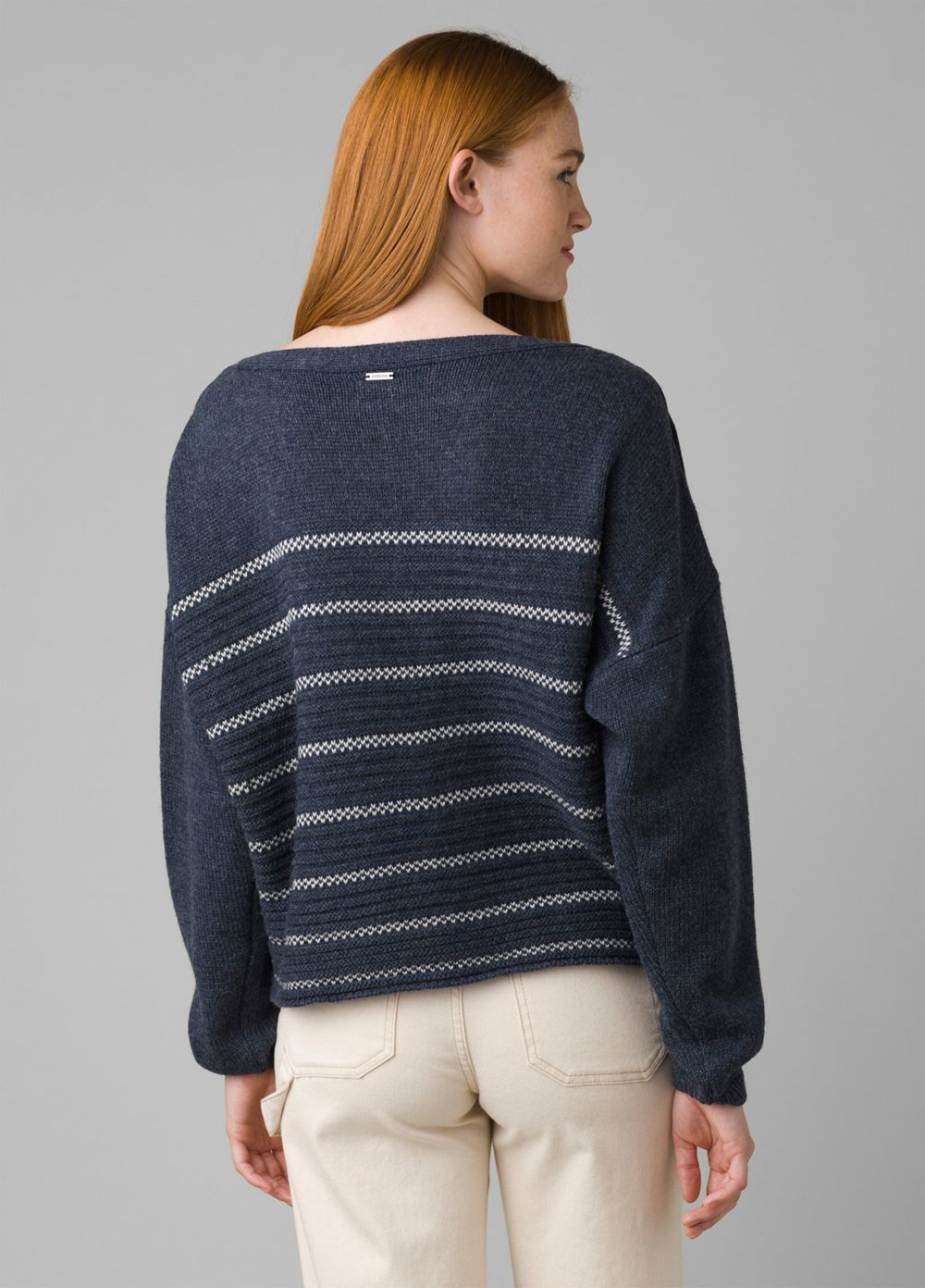 Navy Women's PrAna Phono Sweaters | WANXMD246