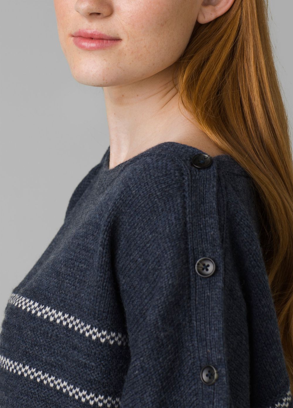 Navy Women's PrAna Phono Sweaters | WANXMD246