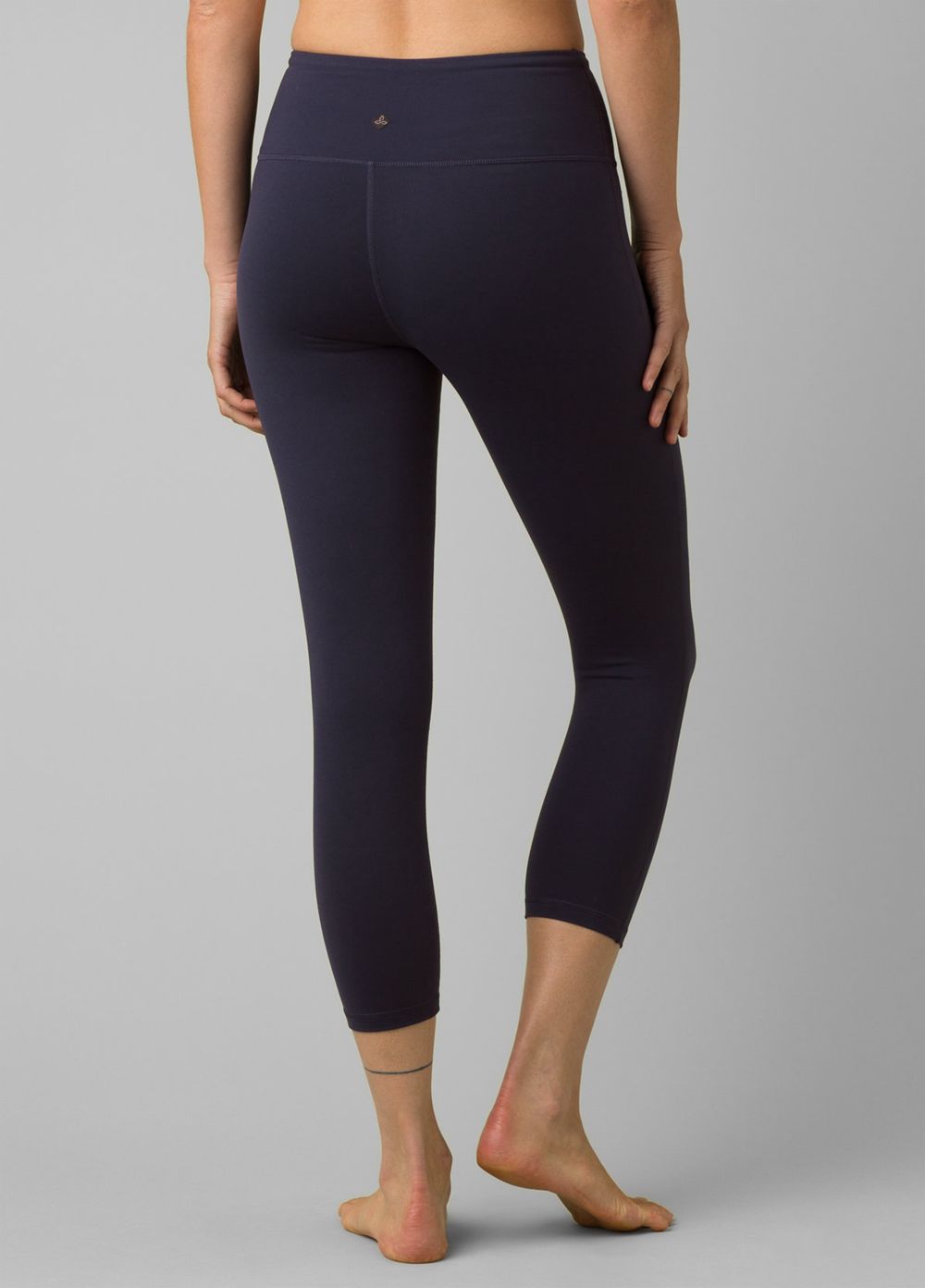 Navy Women's PrAna Transform Capri Leggings | XVOBRA276