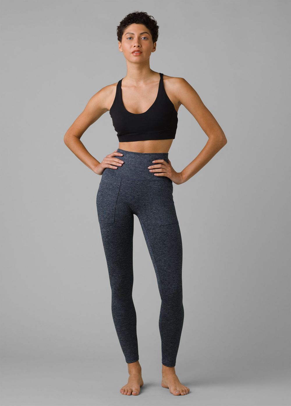 Navy Women's PrAna Zawn Leggings | UDZEYG826