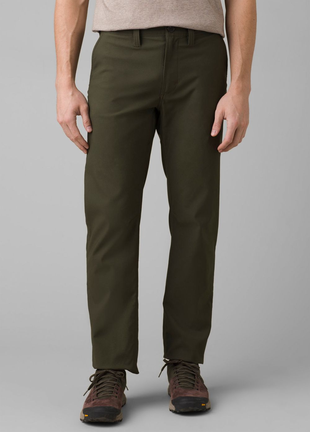 Olive Men\'s PrAna Alameda Pants | HEQZYC649