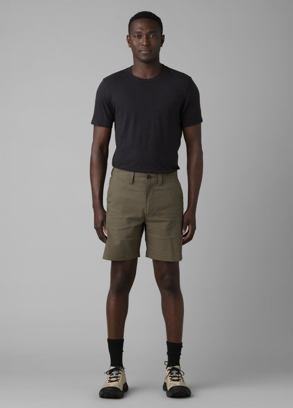 Olive Men's PrAna Alameda Shorts | VQFOBW023