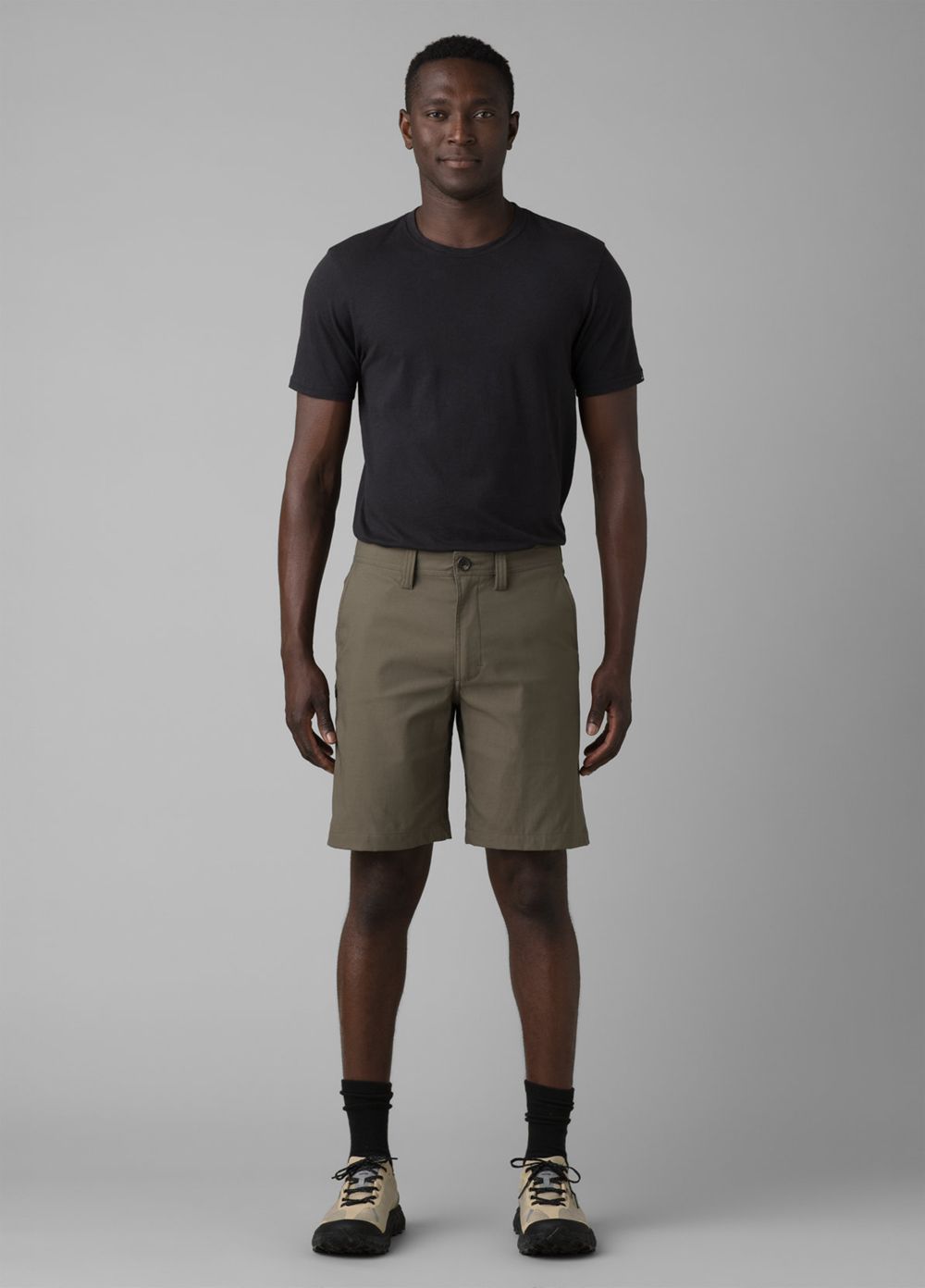 Olive Men's PrAna Alameda Shorts | VQFOBW023