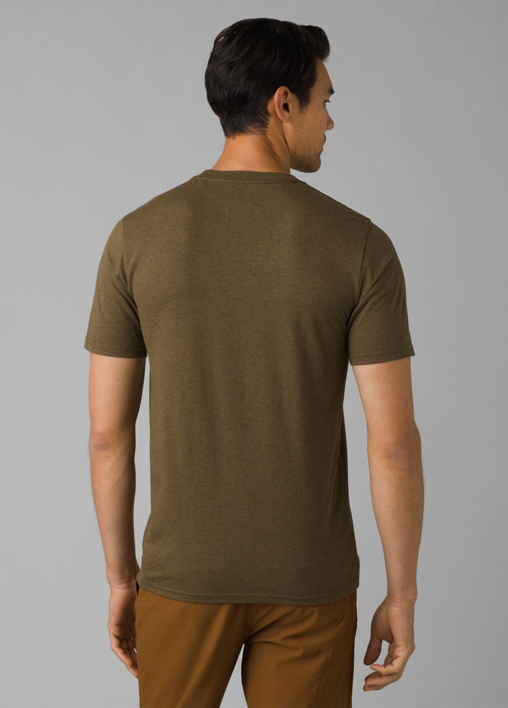 Olive Men's PrAna Bear Squeeze Journeyman 2 T-Shirts | QTYDPA521