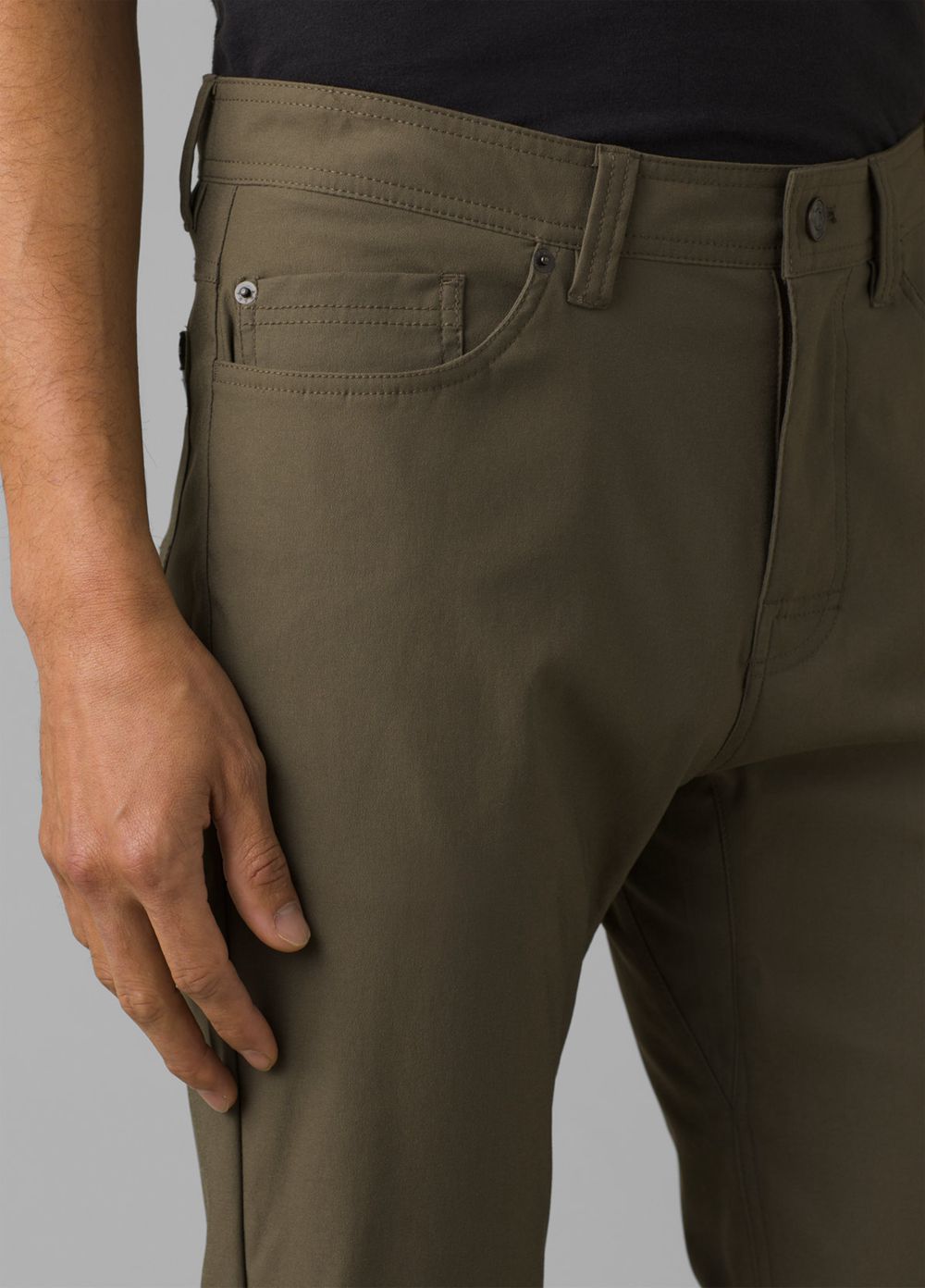 Olive Men's PrAna Brion Slim II Pants | YXPTLS892