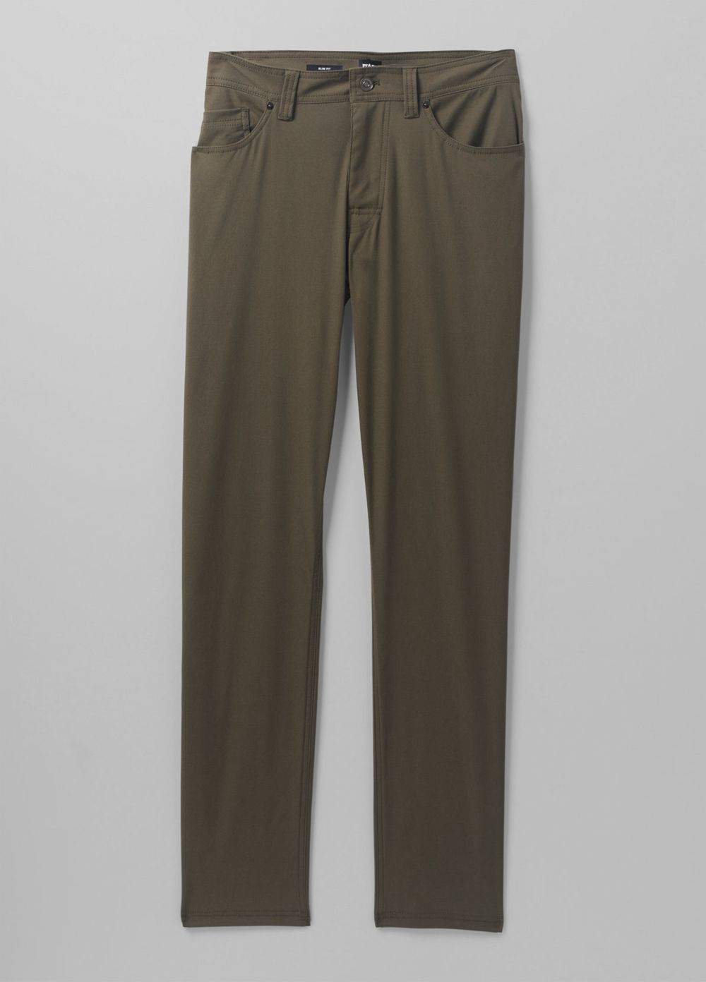 Olive Men's PrAna Brion Slim II Pants | YXPTLS892