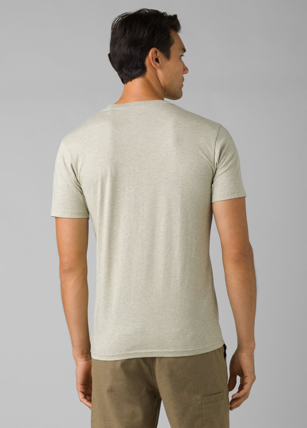 Olive Men's PrAna Como Te Llama Journeyman 2 T-Shirts | QKNHYA649