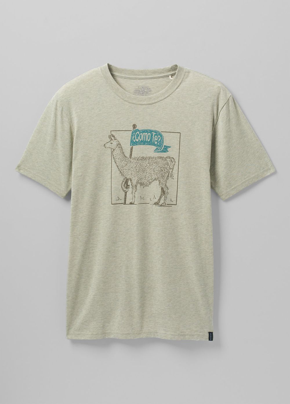 Olive Men's PrAna Como Te Llama Journeyman 2 T-Shirts | QKNHYA649