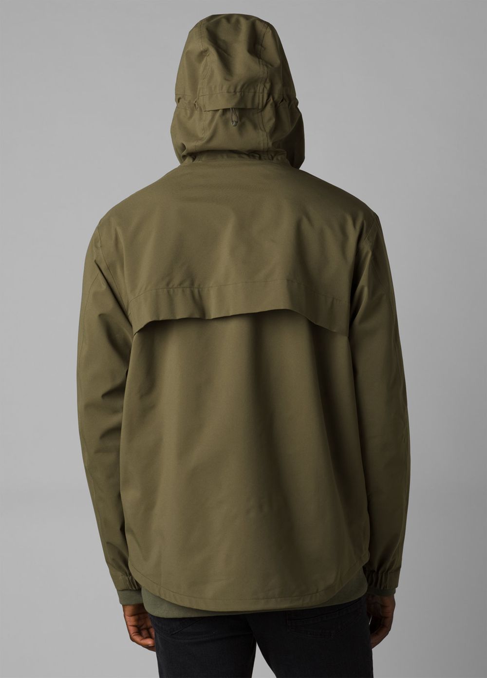 Olive Men's PrAna Friction Rain Jackets | OTWFPL143