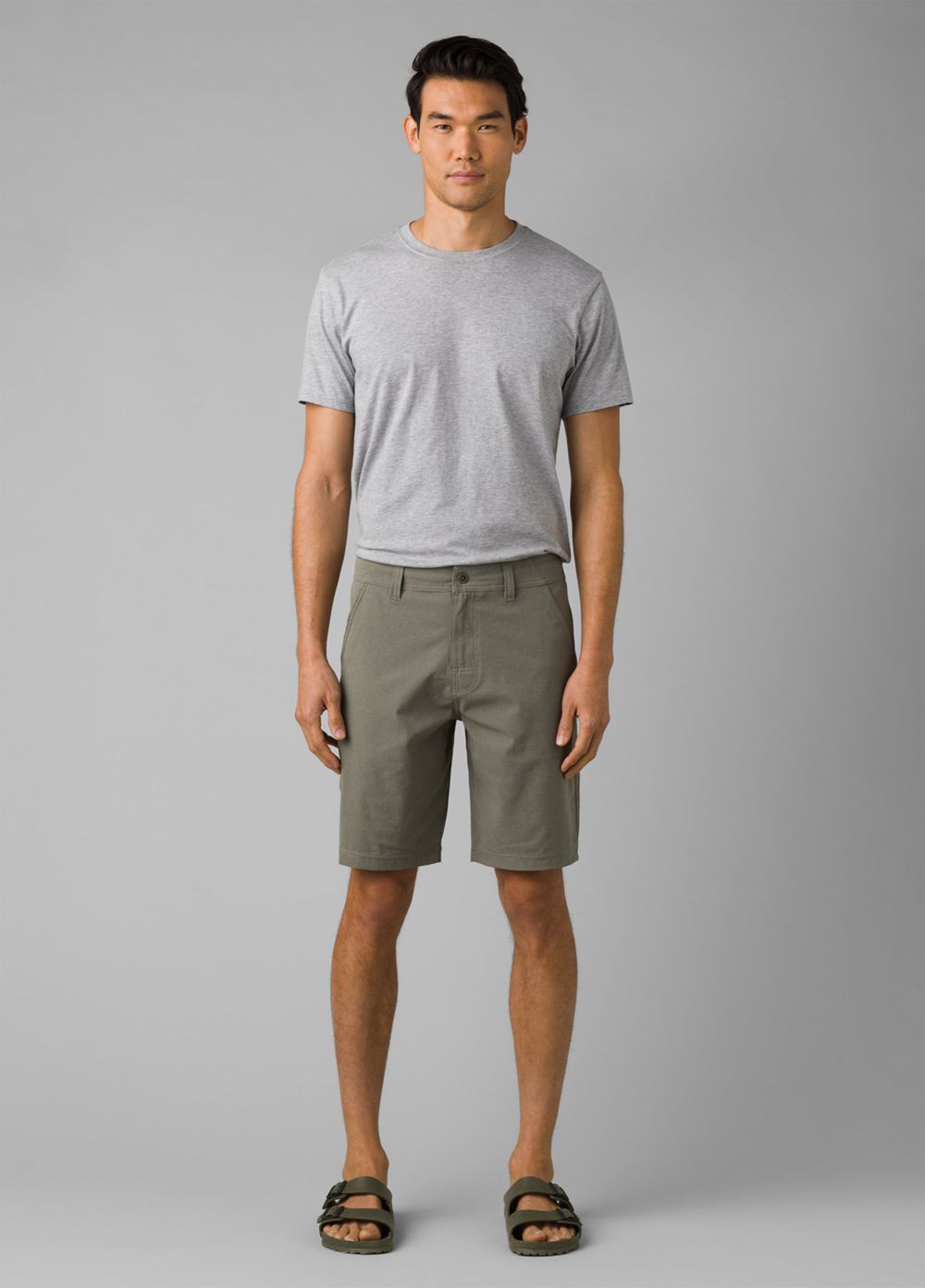 Olive Men's PrAna Hybridizer Shorts | LXHPTY243