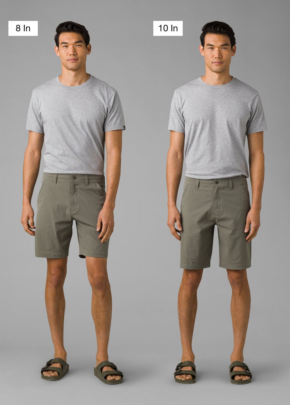 Olive Men's PrAna Hybridizer Shorts | LXHPTY243