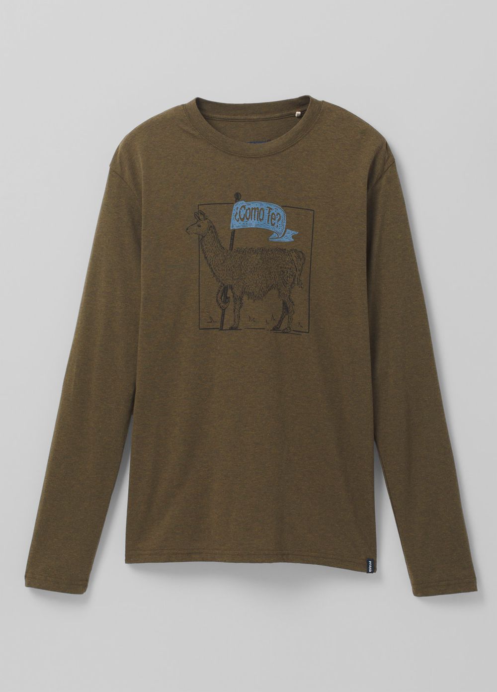 Olive Men's PrAna Journeyman Long Sleeve T-Shirts | RASIHQ630