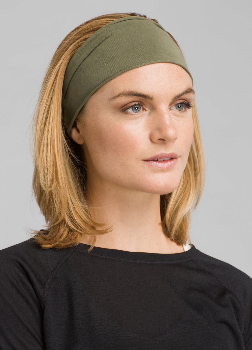 Olive Men's PrAna Organic Headband | AZCBVJ407