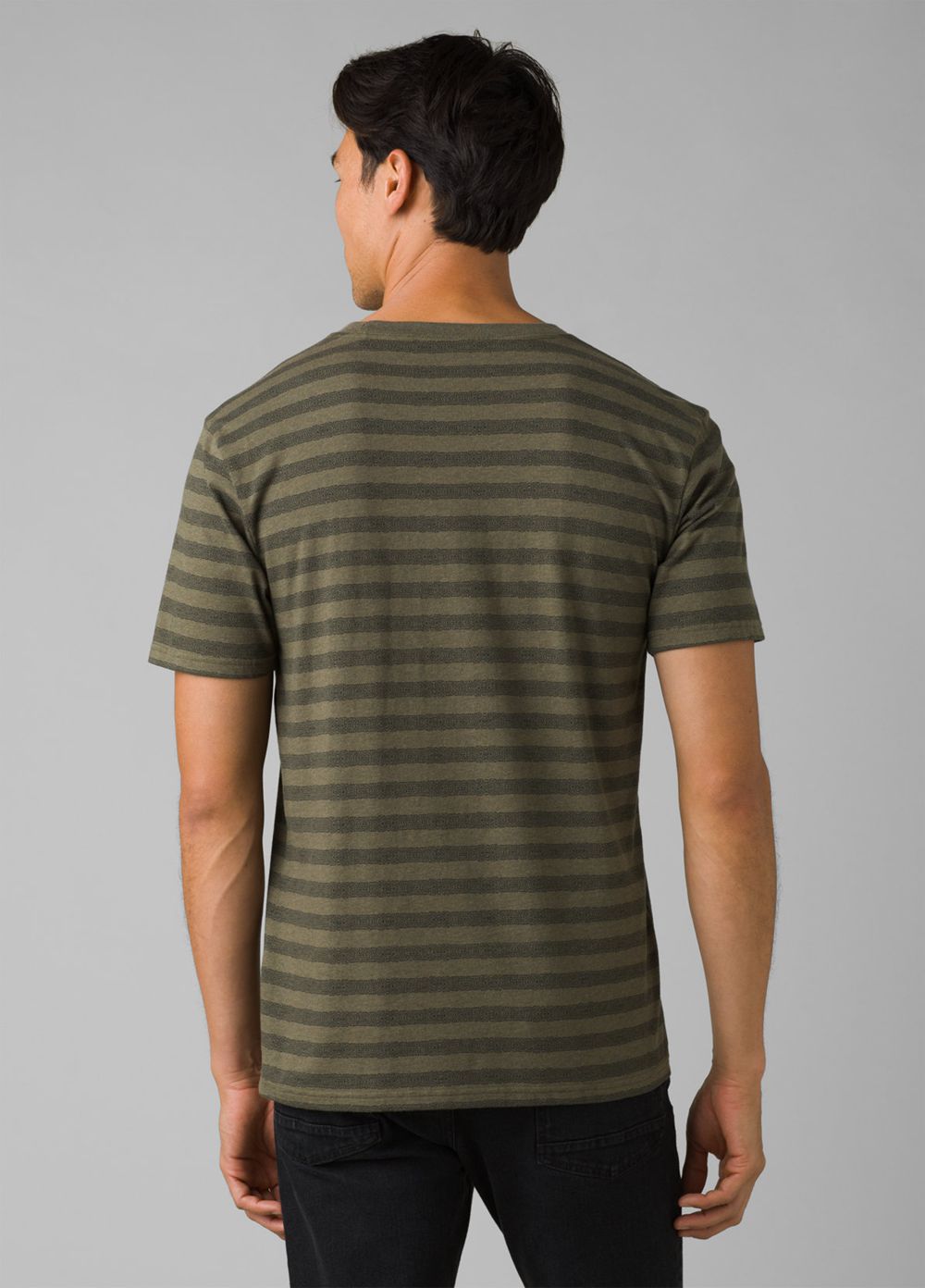 Olive Men's PrAna Roots Studio Pocket T-Shirts | ZVAJWI293