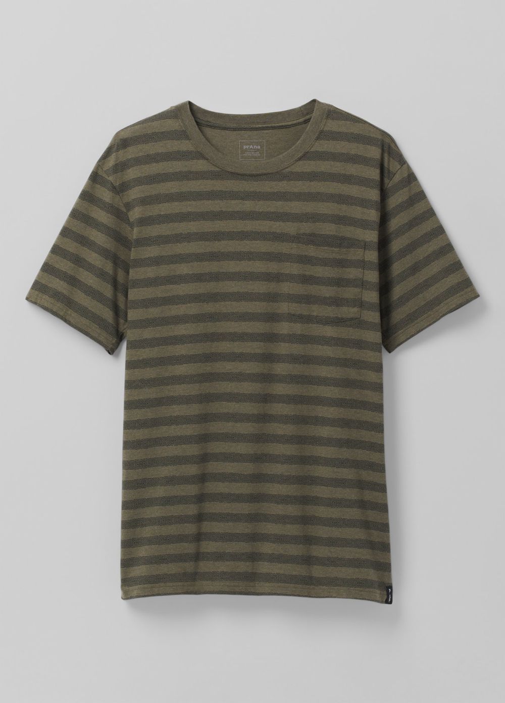 Olive Men's PrAna Roots Studio Pocket T-Shirts | ZVAJWI293