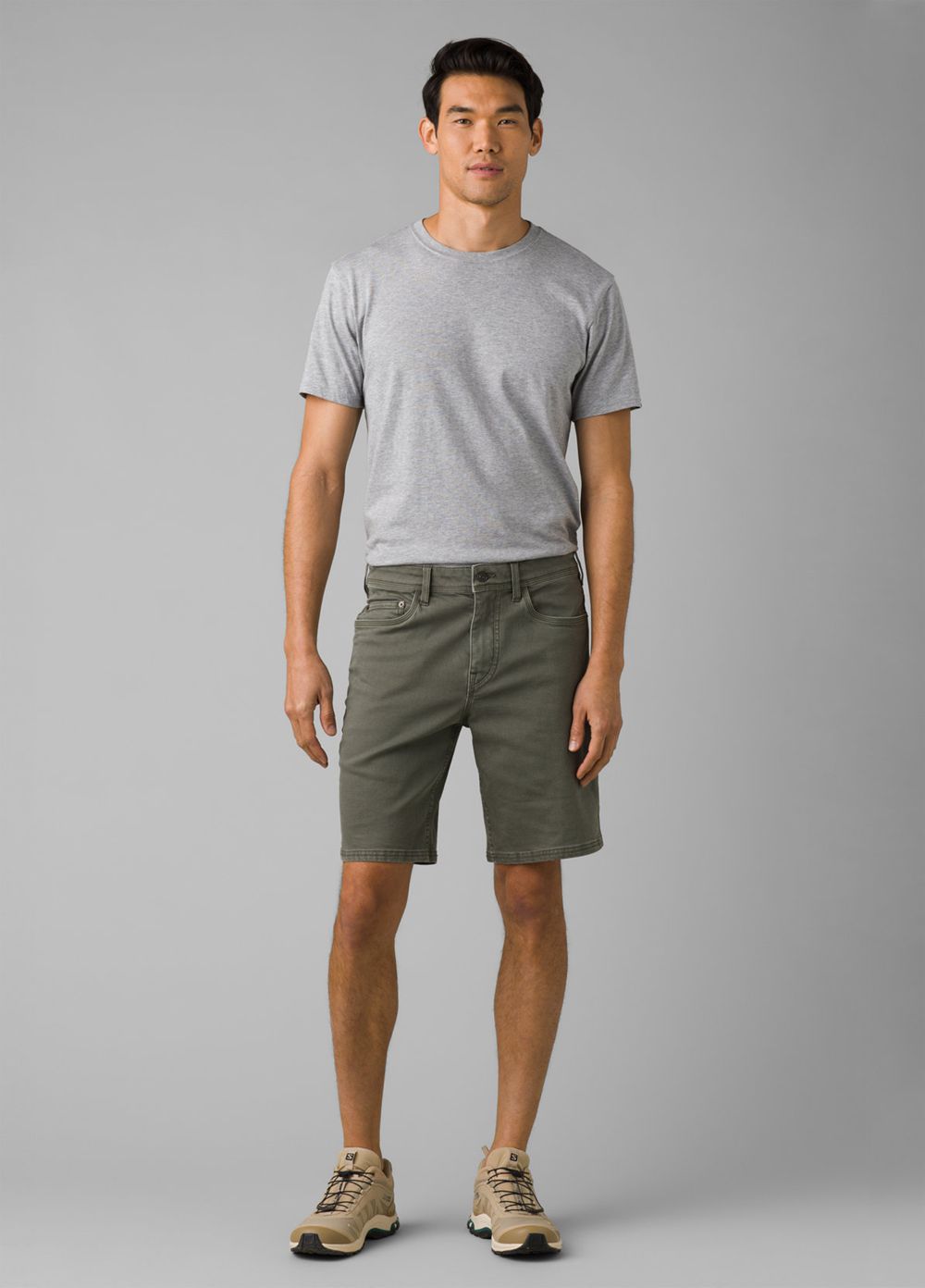 Olive Men's PrAna Station Shorts | LDTJSR490