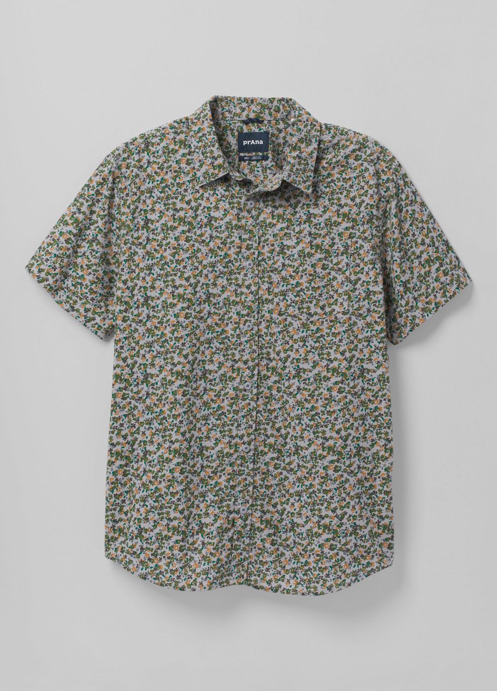 Olive Men's PrAna Stimmersee Shirts | DHUVYT280