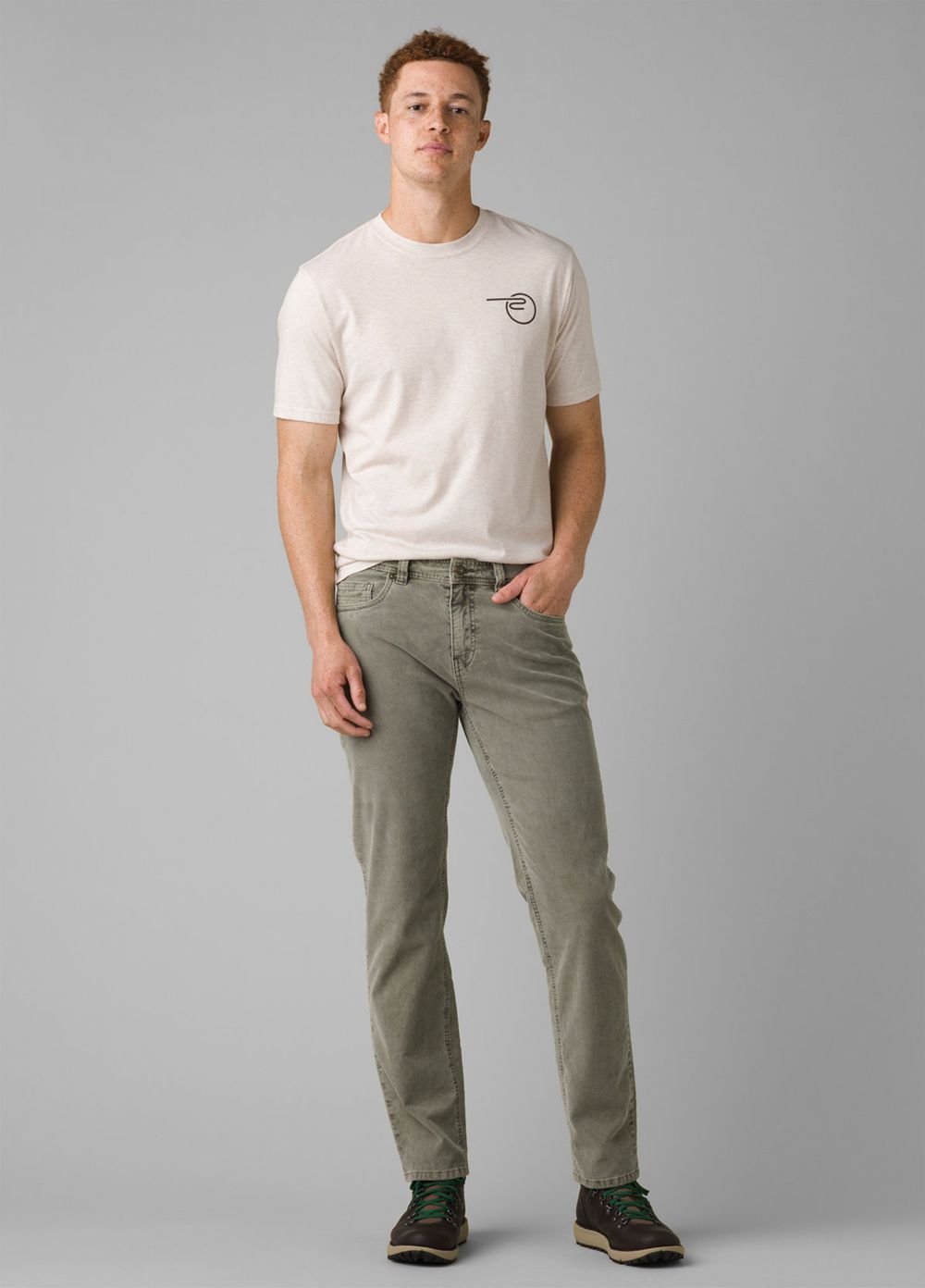 Olive Men's PrAna Sustainer Pants | OSZAYE521