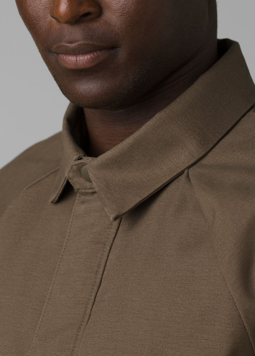 Olive Men's PrAna Upper Dash Shirt Jackets | YXUEHG852