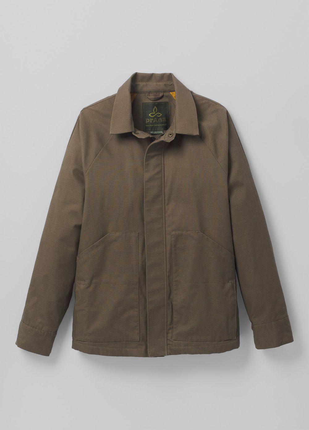 Olive Men's PrAna Upper Dash Shirt Jackets | YXUEHG852