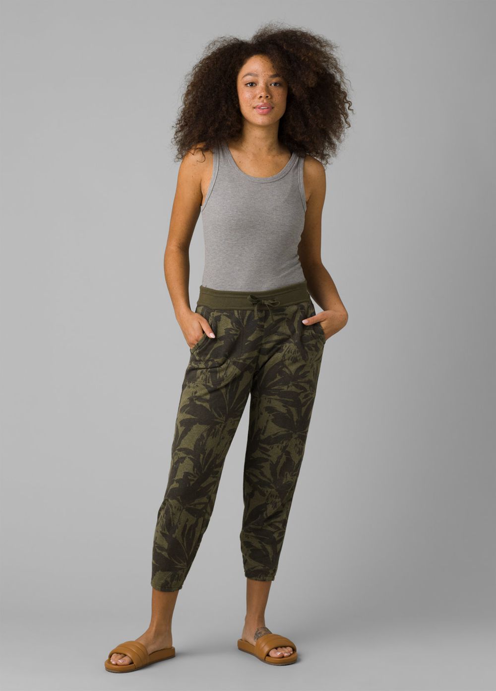 Olive Women's PrAna Cozy Up Ankle Leggings | ZOPIFE758