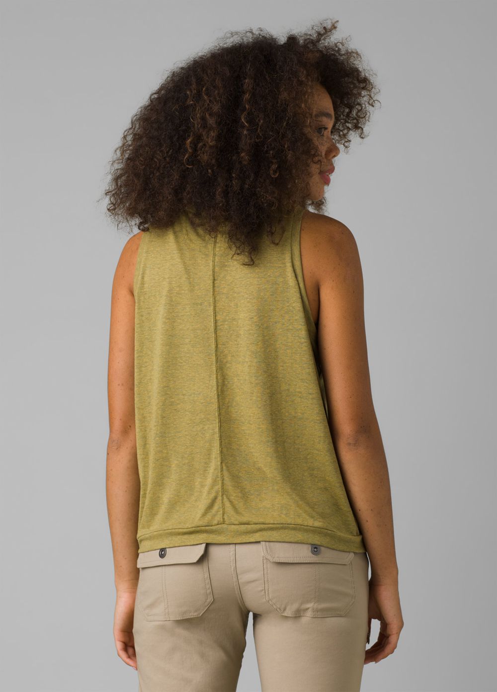 Olive Women's PrAna Cozy Up Barmsee Tank Top | ULCMOQ936