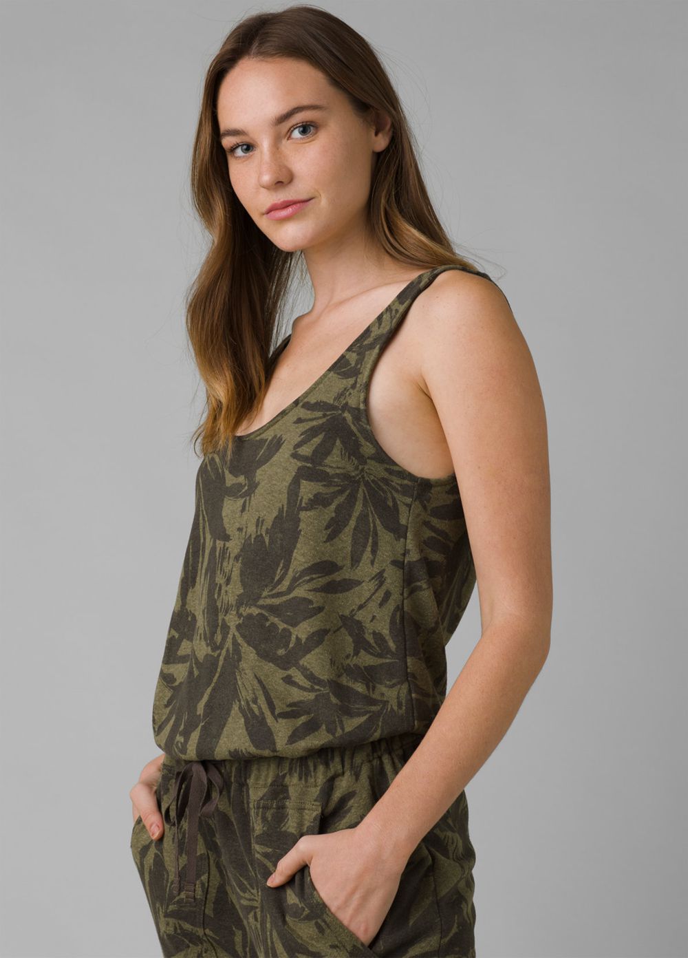 Olive Women's PrAna Cozy Up Jumpsuits | MVBRWN673