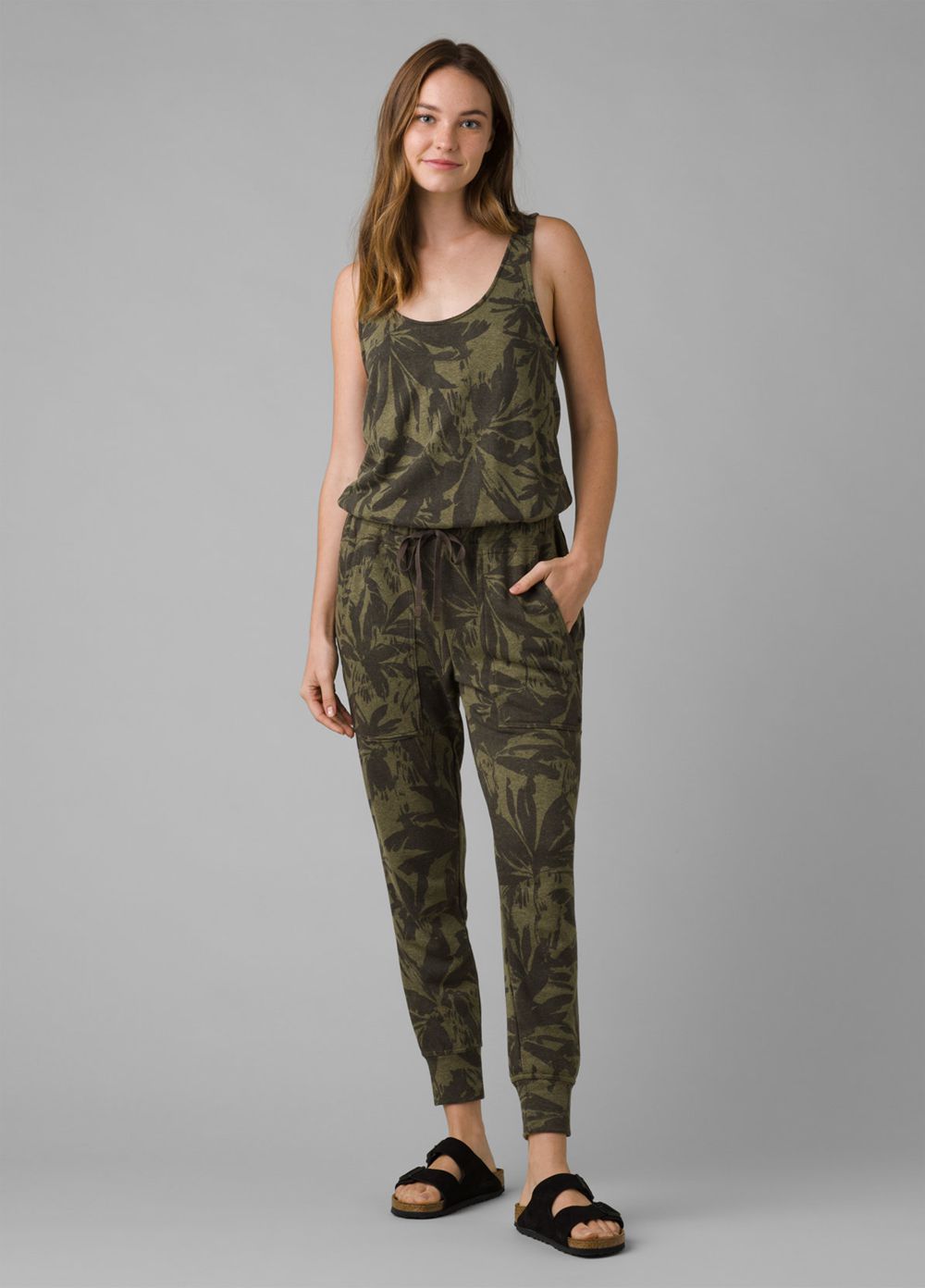 Olive Women\'s PrAna Cozy Up Jumpsuits | MVBRWN673