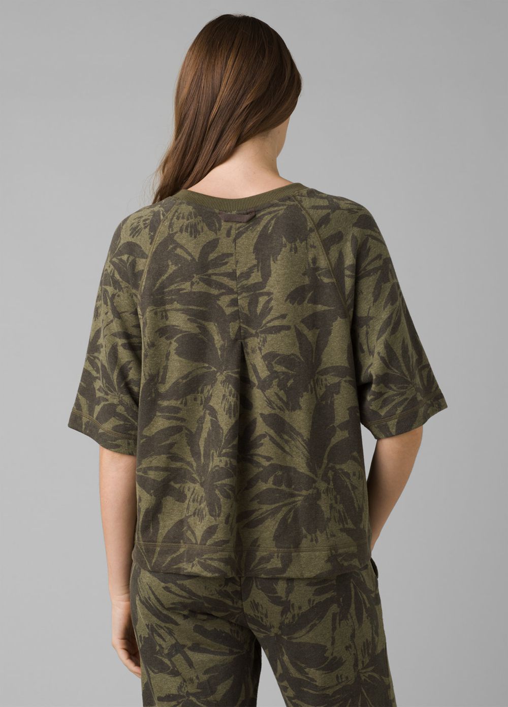 Olive Women's PrAna Cozy Up Sunfair Shirts | MDOWUV841