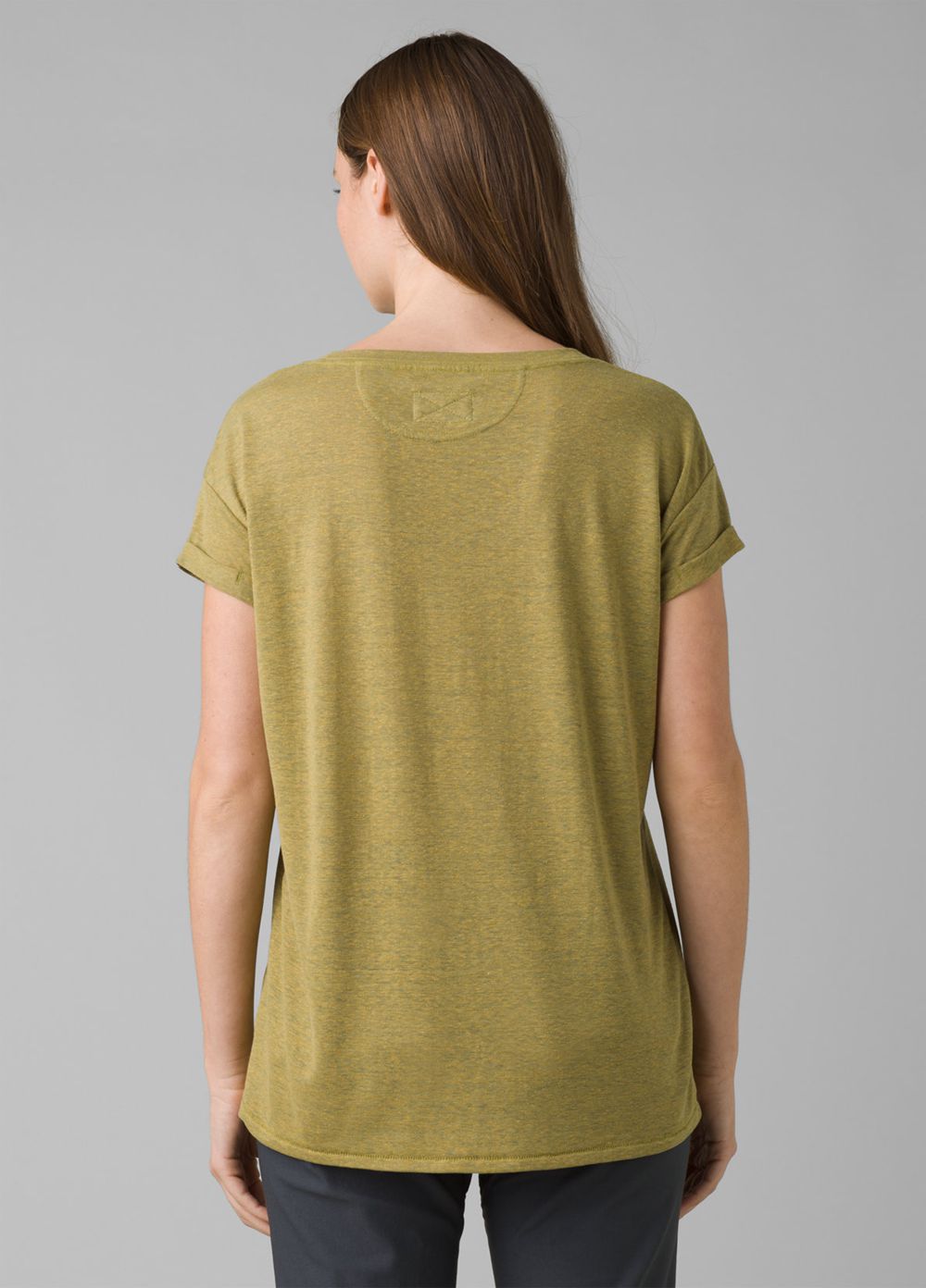 Olive Women's PrAna Cozy Up T-Shirts | BRIZGF420