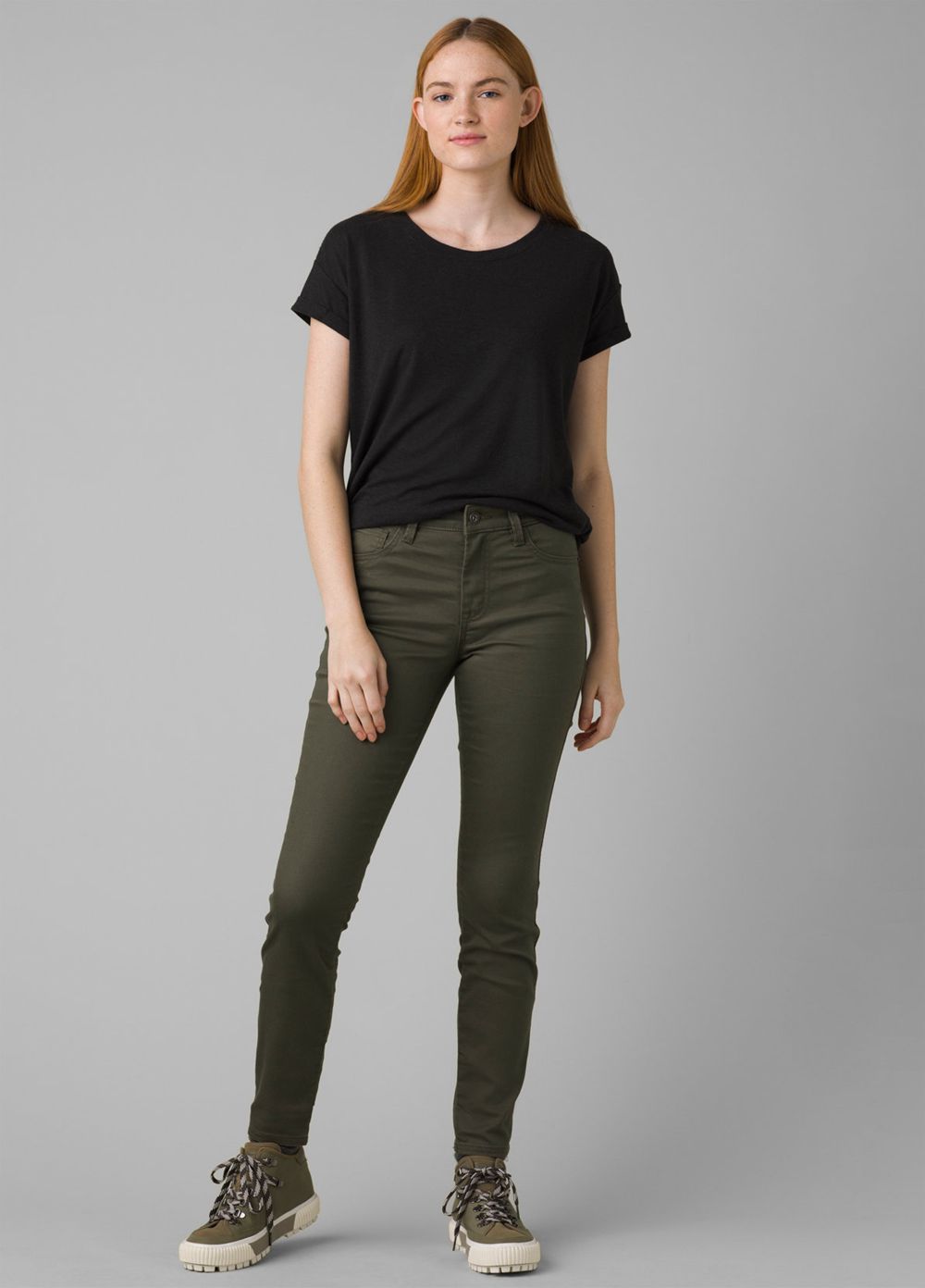 Olive Women's PrAna Oday Jeans | VSBPLQ580