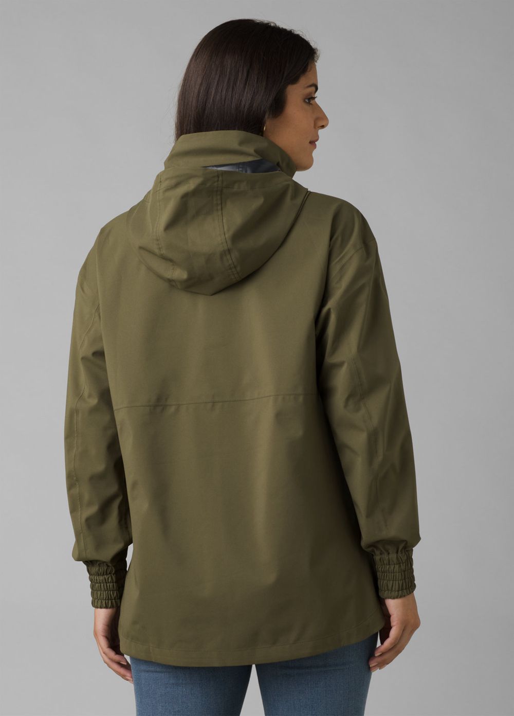 Olive Women's PrAna Othello Falls Anorak Jackets | LKTZUG795