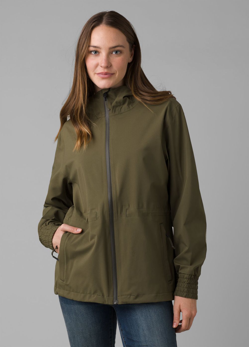 Olive Women\'s PrAna Othello Falls Jackets | VEKUHB796